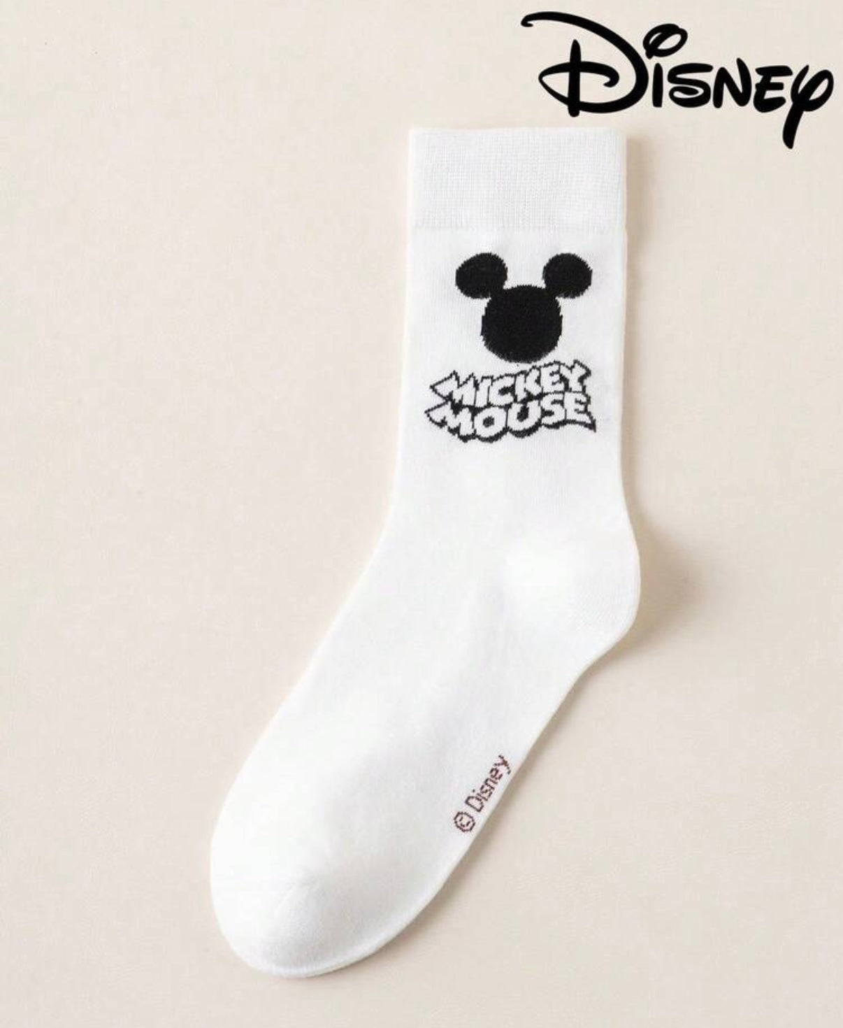 Black cute Mickey sokes
